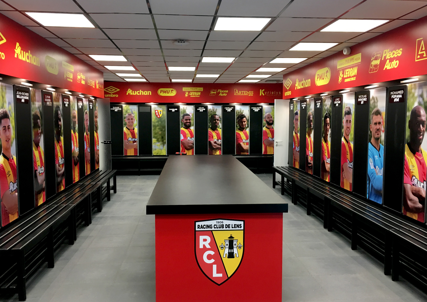 Vestiaires RC Lens
